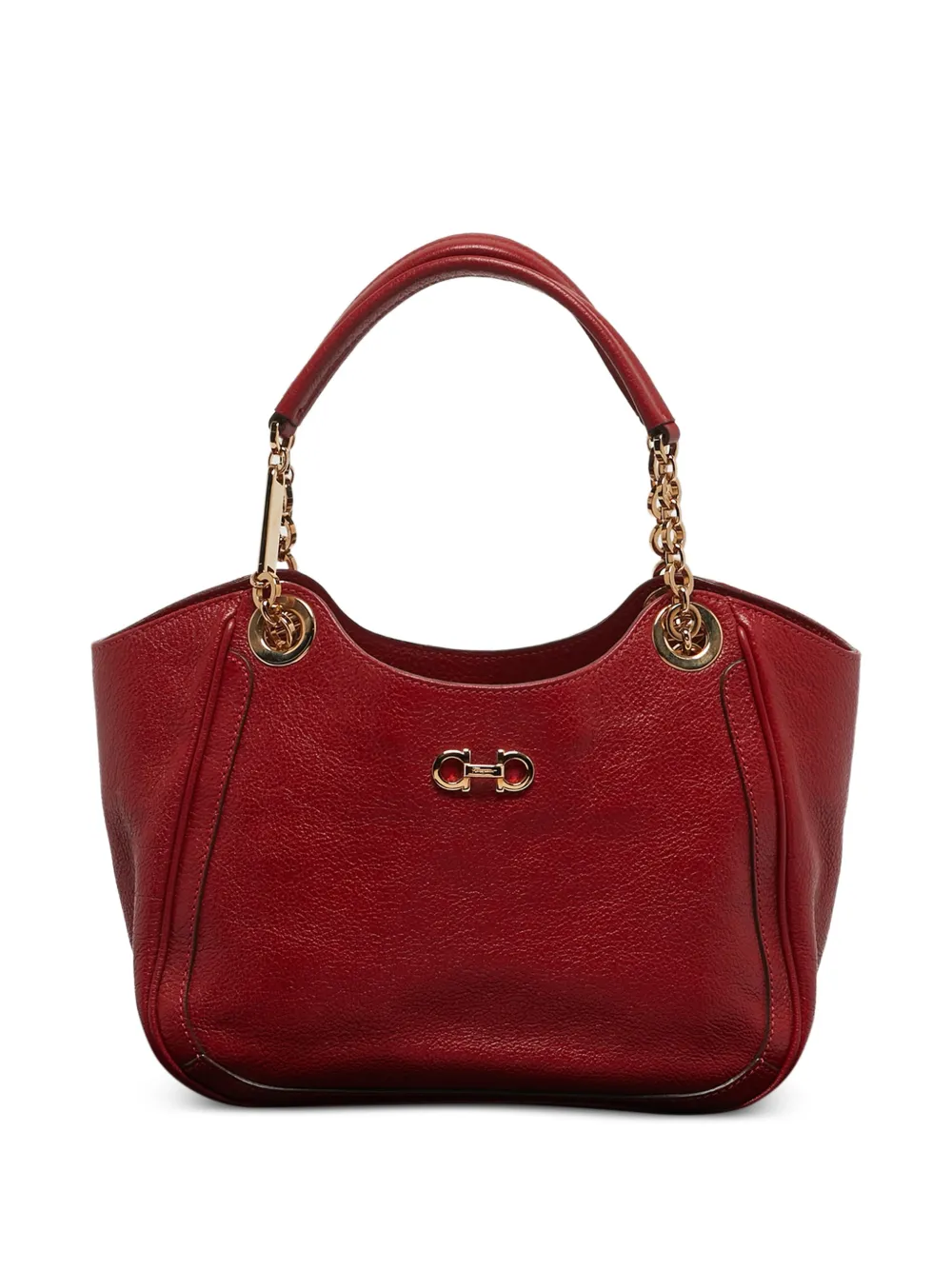 Ferragamo Pre-Owned Betulla gancini tote bag - Rosso