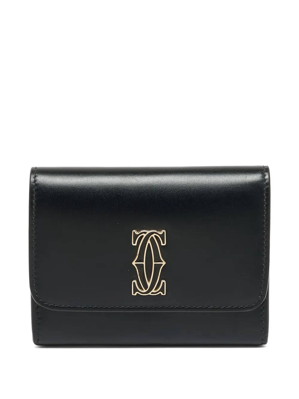 Cartier C de Cartier leather wallet - Schwarz