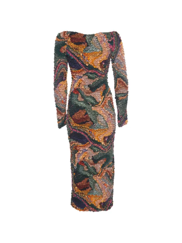 mara hoffman dresses NWT Blue Embroidered Turquoise Maxi Dress Size XS length dress with ruffle applique covering the front bodice and sleeves Mara Hoffman Eliza Maxi Dress