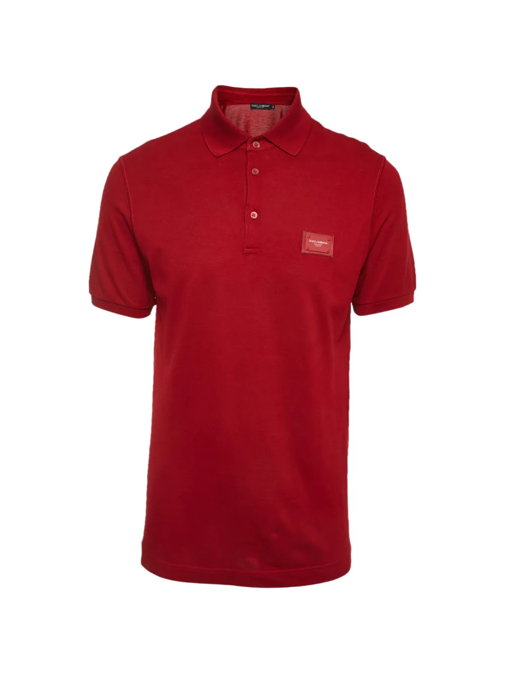 Dolce & Gabbana Pre-Owned pique polo shirt - Rosso