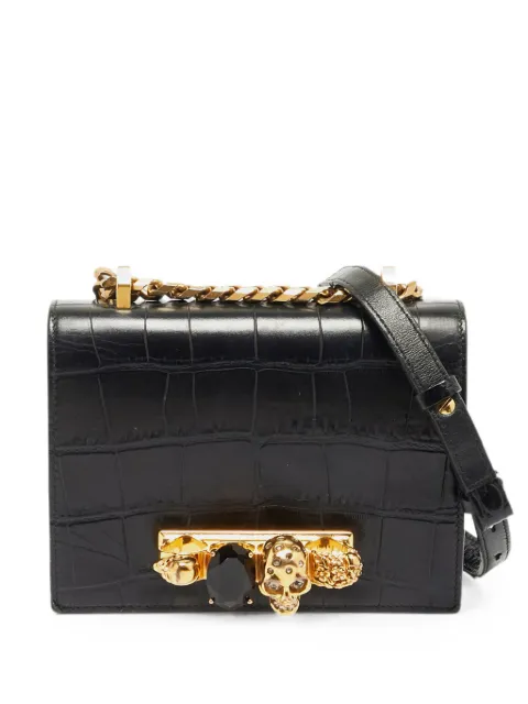 Alexander McQueen Pre-Owned Jewelled leather mini bag