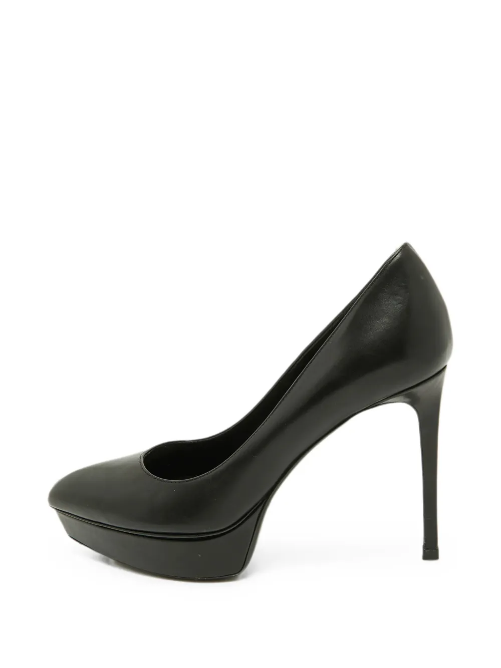 Casadei point-toe platform pumps - Nero