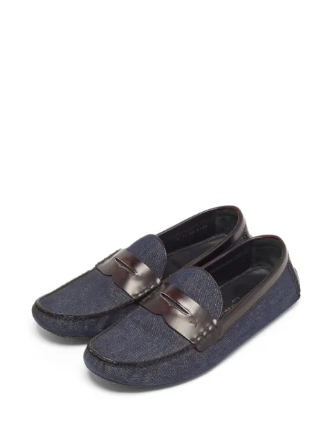 Louis Vuitton Pre-Owned Monte Carlo loafers i denim