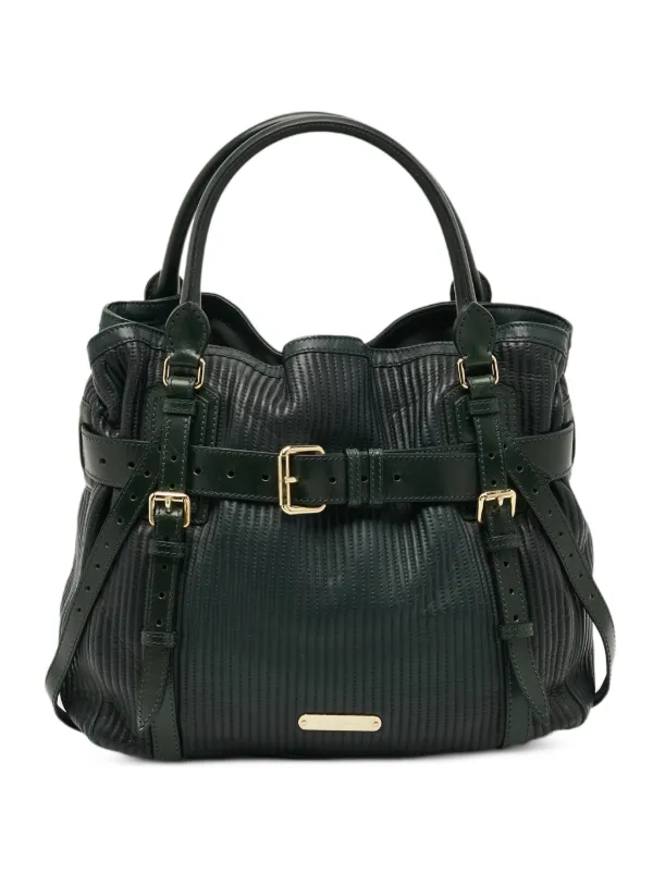 Burberry Pre-Owned キルティング ハンドバッグ | グリーン | FARFETCH JP