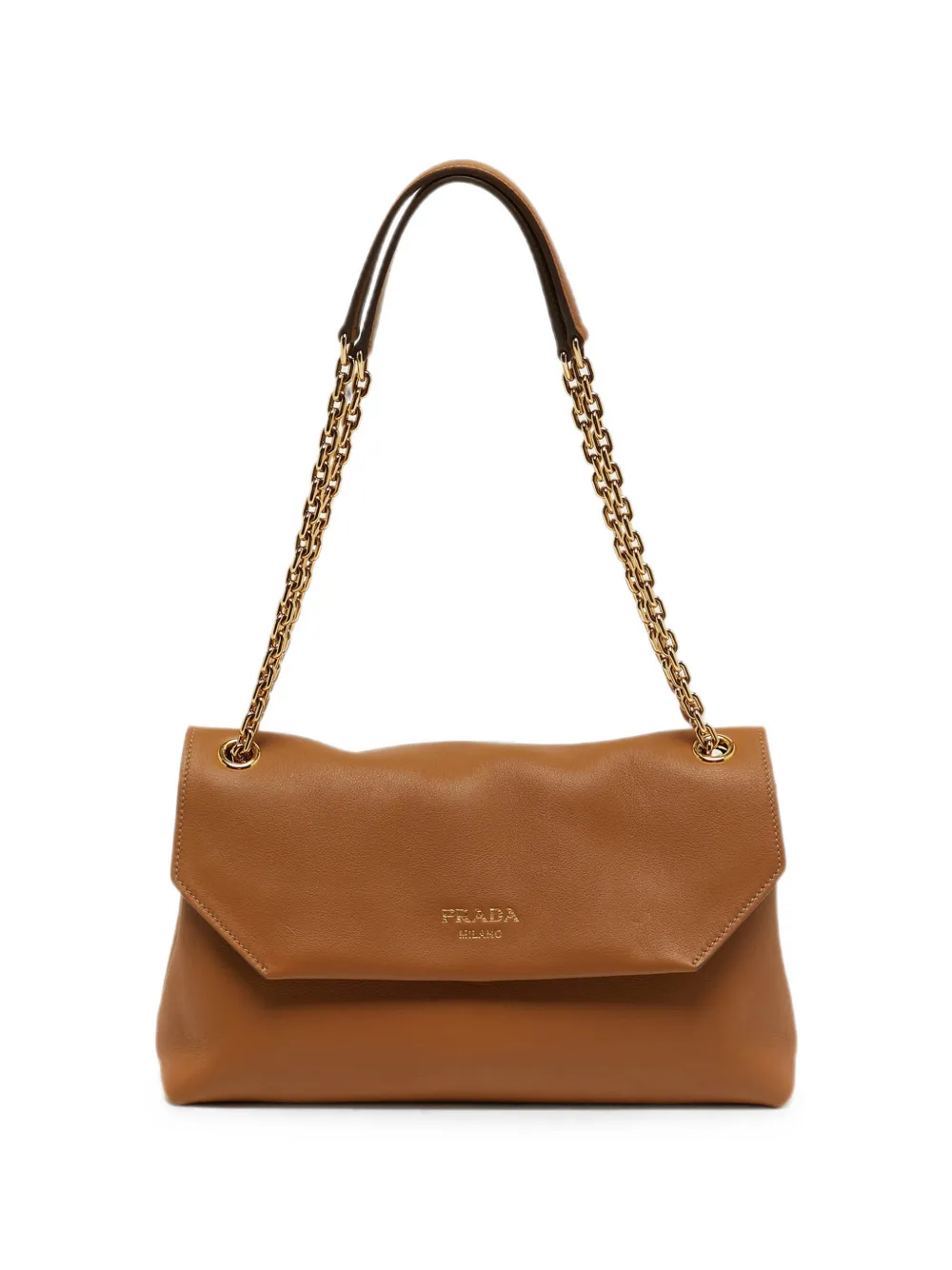 Prada Pre-Owned Doux chain-strap shoulder bag - Marrone