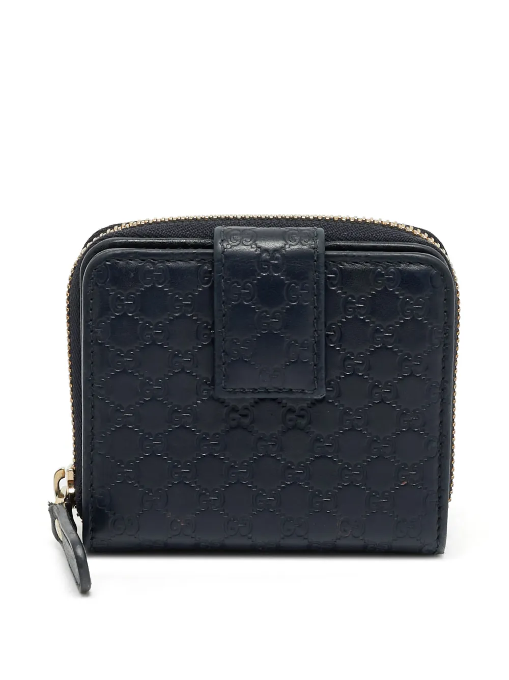 Gucci Pre-Owned Microguccissima French wallet - Blu