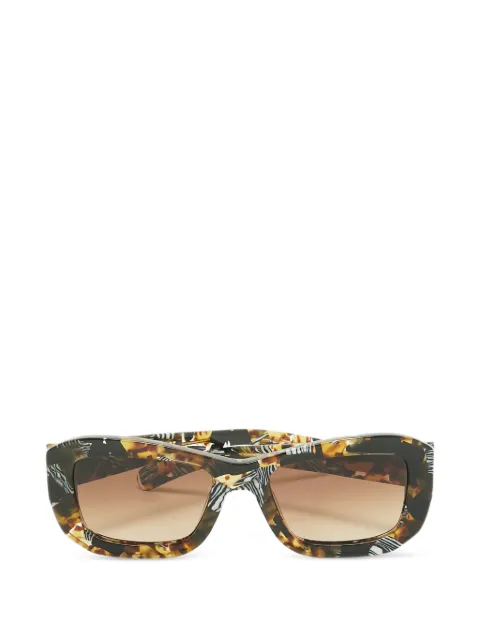 FLATLIST Norma Safari rectangle-frame sunglasses