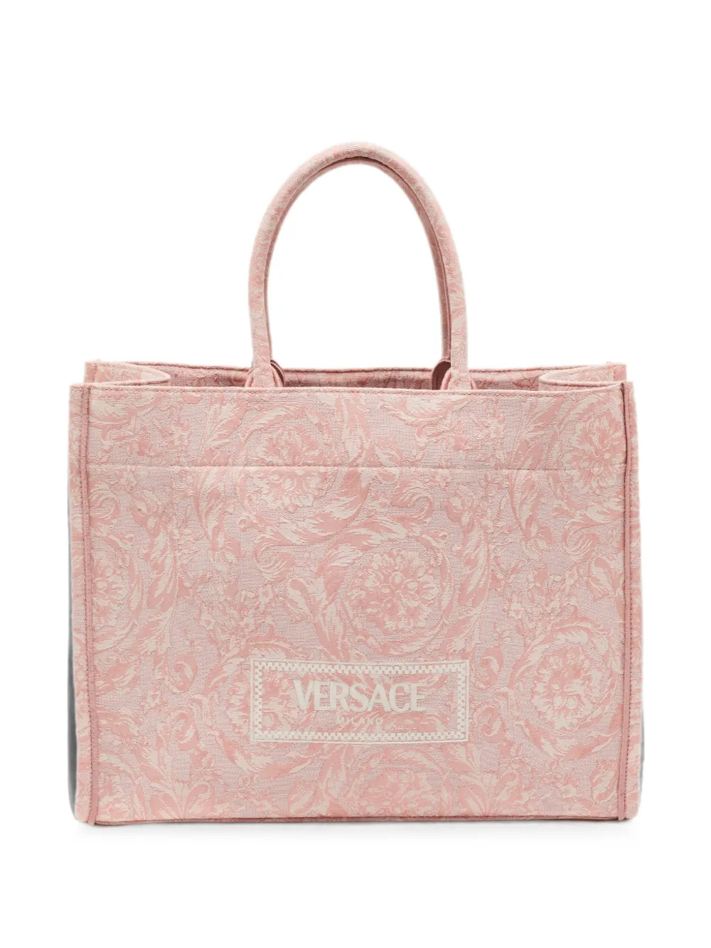 Versace Pre-Owned Athena Barocco jacquard tote bag - Rosa
