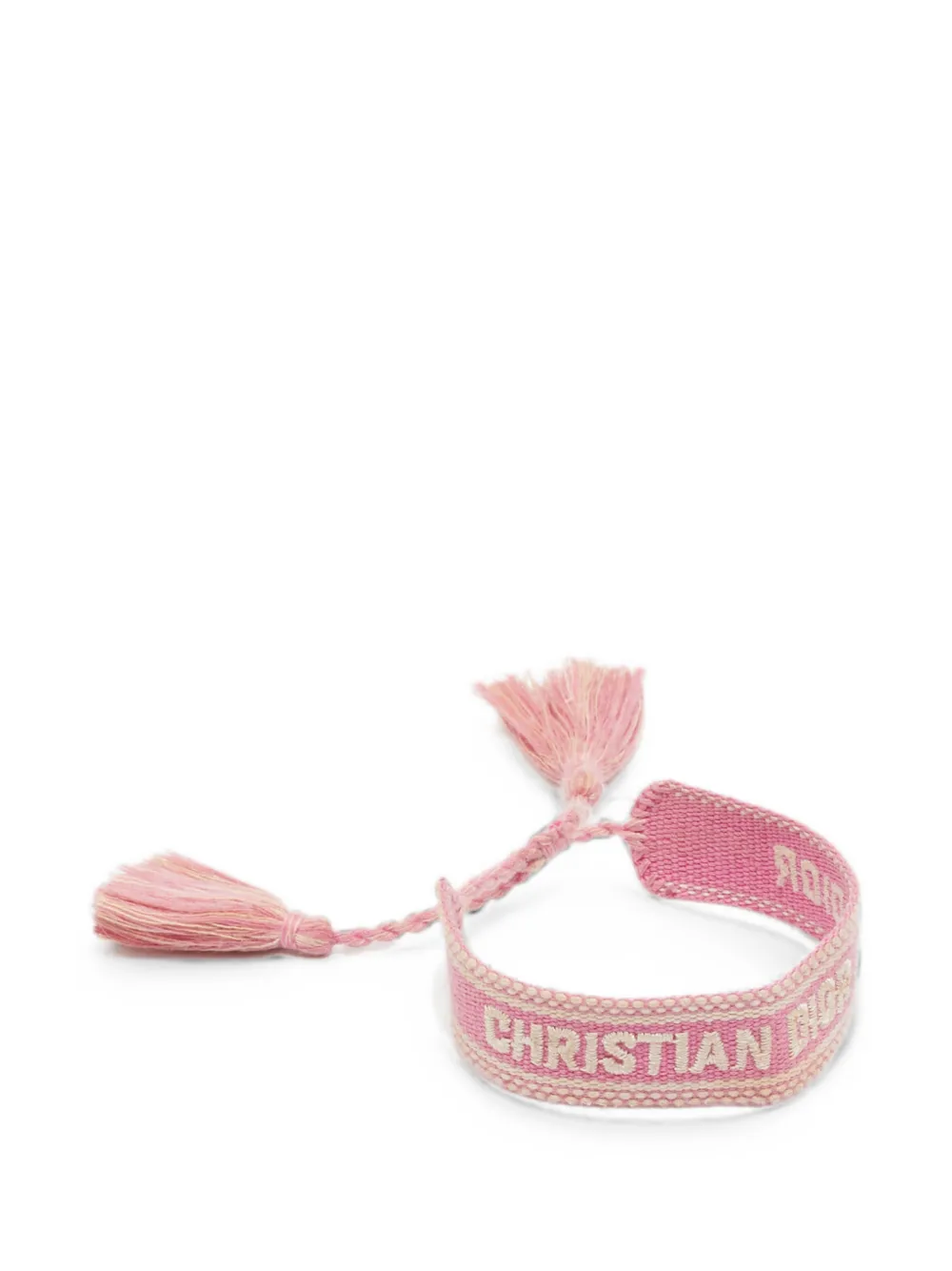 Christian Dior Pre-Owned J'Adior Woven Bracelet | Pink | FARFETCH