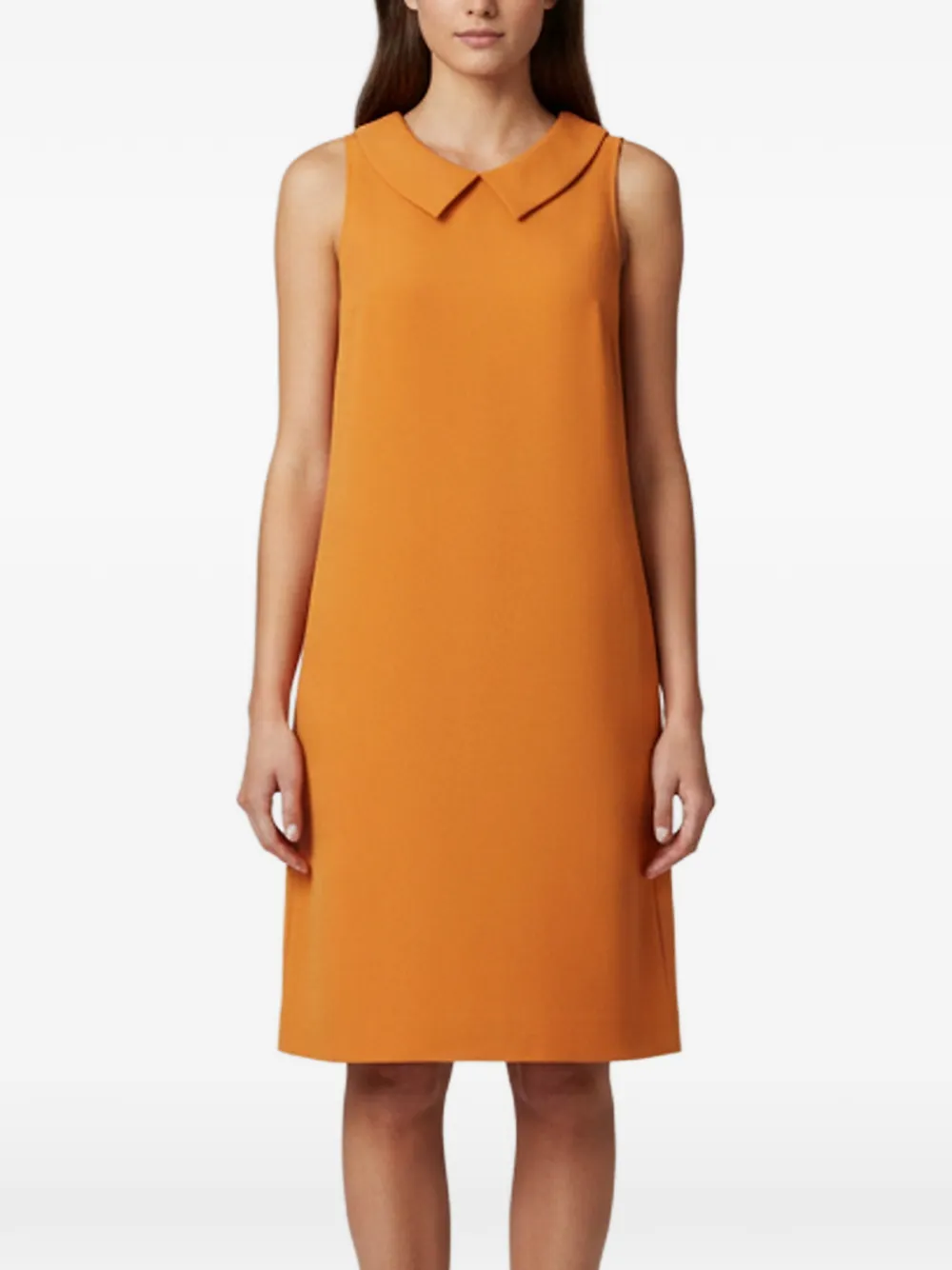 Moschino Cheap & Chic Peter Pan collar midi dress - Arancione