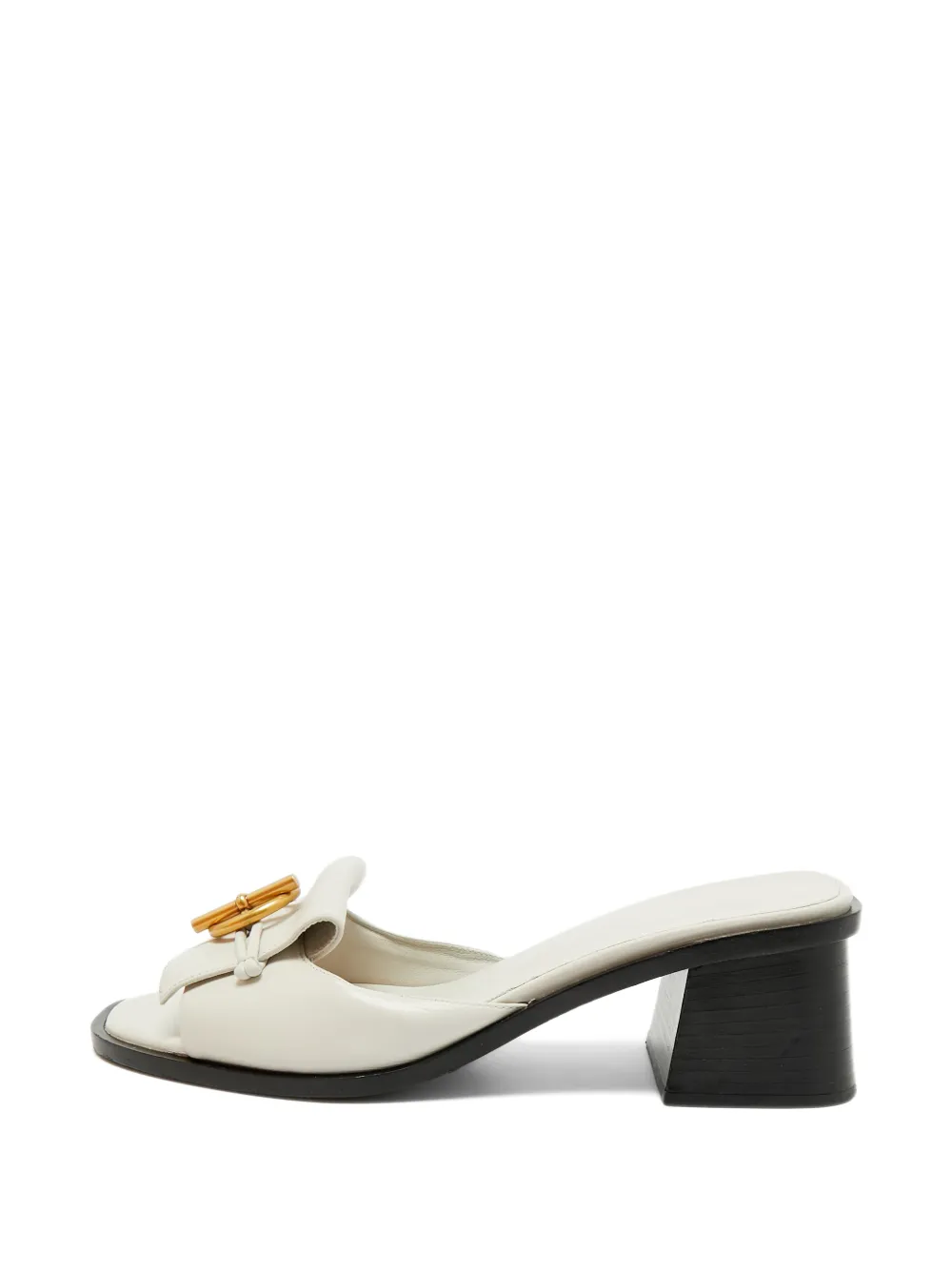 Hermès Pre-Owned Ilot leather sandals - Bianco