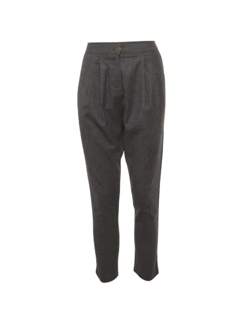 Fendi Pre-Owned pleated wool trousers