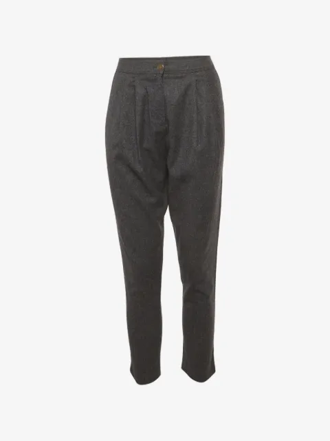 Fendi Pre-Owned pantalones de lana con pinzas