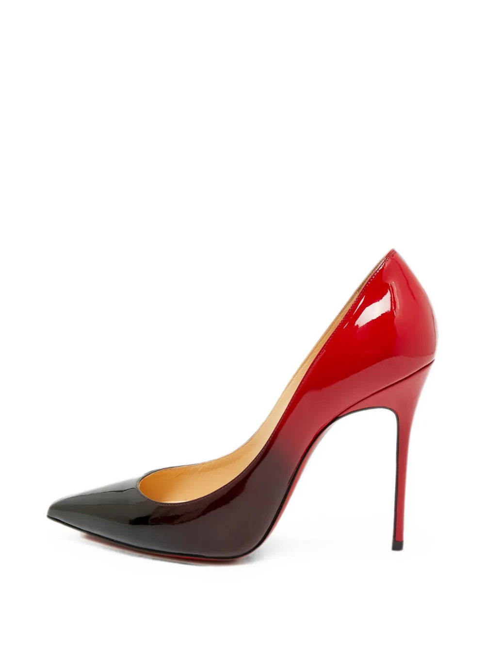 Christian Louboutin Pre-Owned Kate ombré patent-leather heeled pumps - Rot