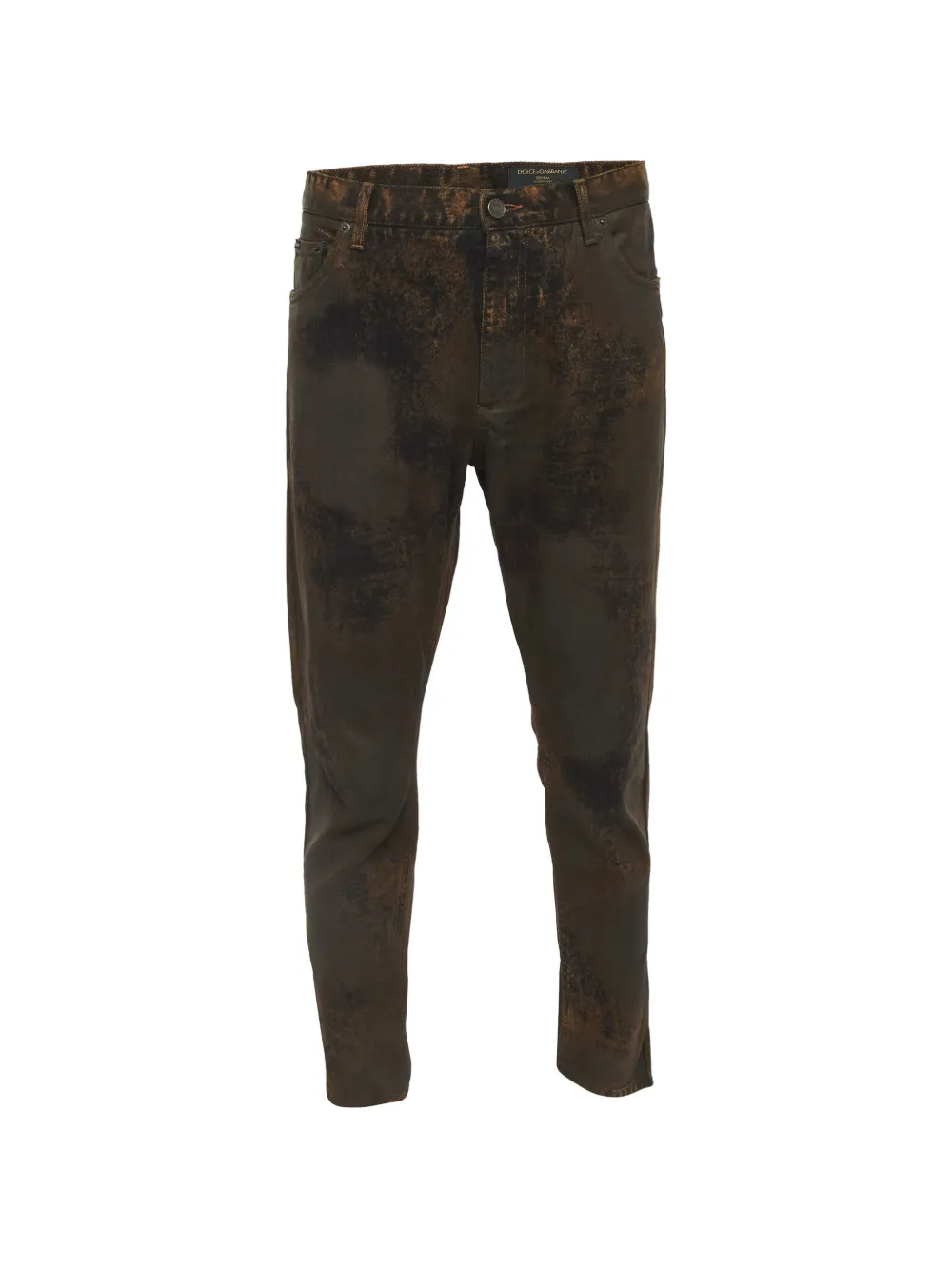 Dolce & Gabbana Pre-Owned Jeans con effetto vissuto - Nero