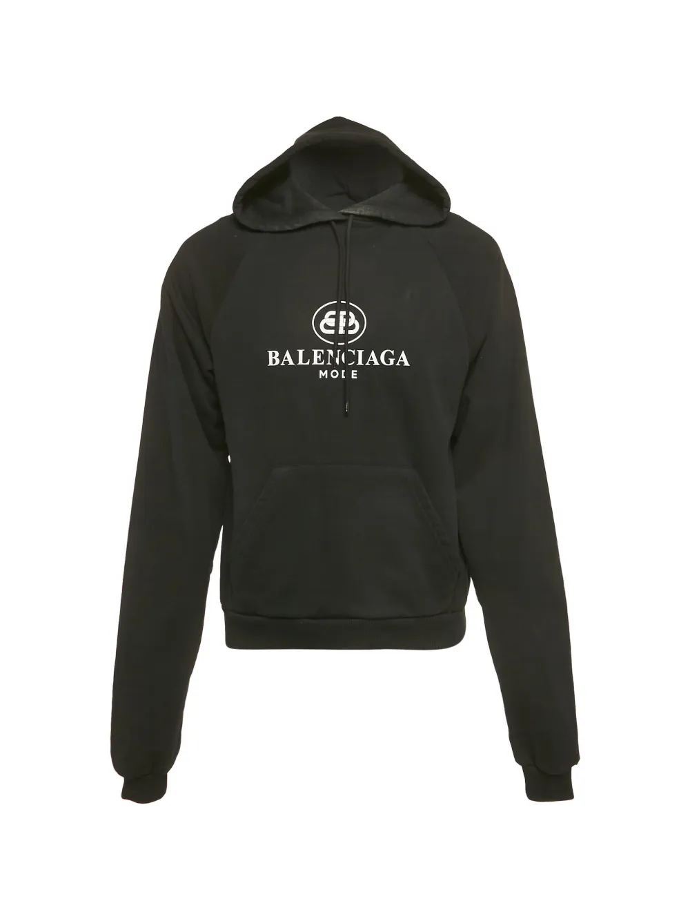 Balenciaga Pre-Owned logo-print hoodie - Nero