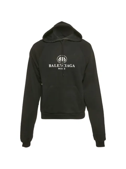 Balenciaga Pre-Owned logo-print hoodie