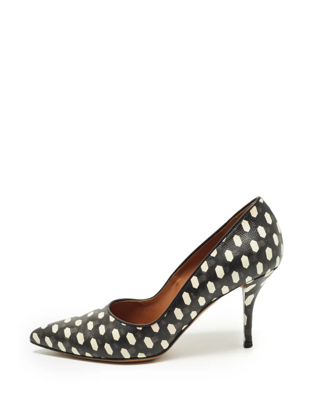 Givenchy Pre-Owned polka dot pointed-toe pumps - Nero