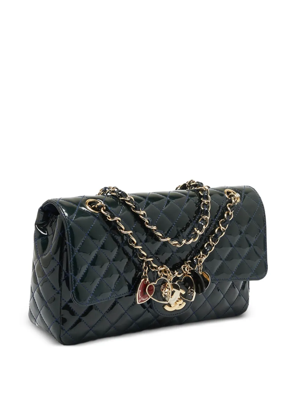 CHANEL Pre-Owned Borsa a spalla Valentine piccola trapuntata 2009-2010 - Verde