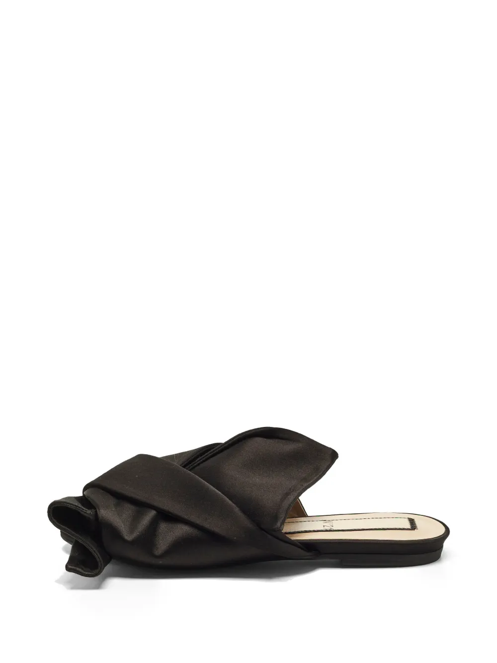 Nº21 knot-detail flat sandals - Nero