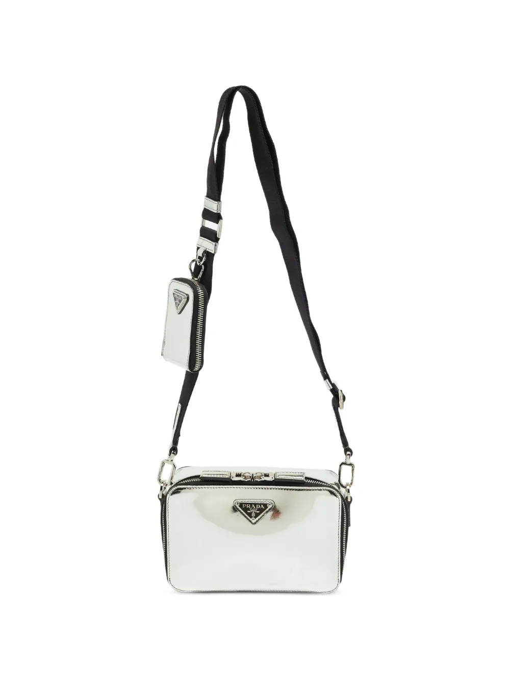 Prada Pre-Owned Borsa mini Brique - Argento
