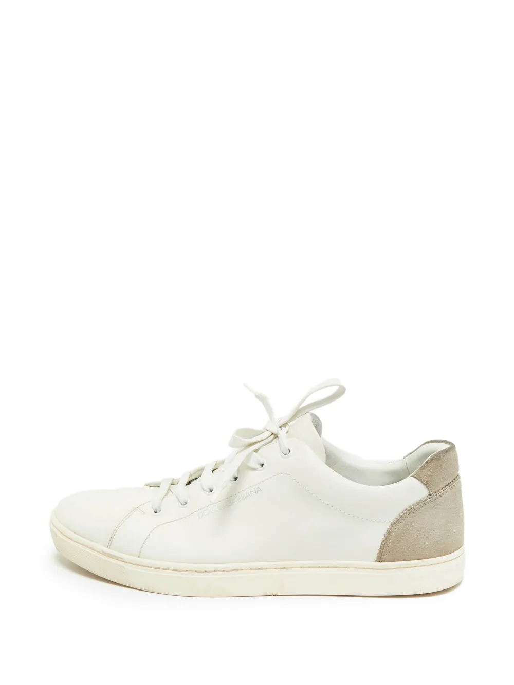 Dolce & Gabbana Pre-Owned leather suede sneakers - Toni neutri