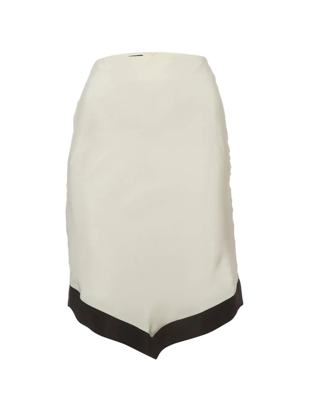 Emporio Armani Pre-Owned asymmetric mini skirt - Toni neutri