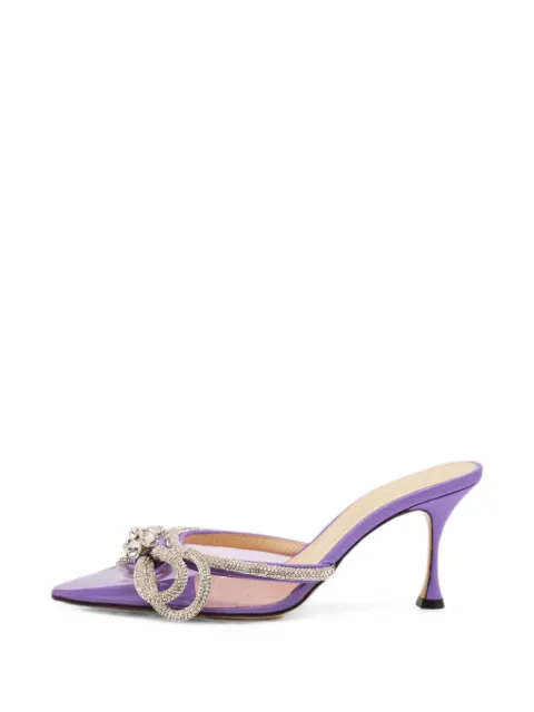 MACH & MACH Mules mit Kristallen