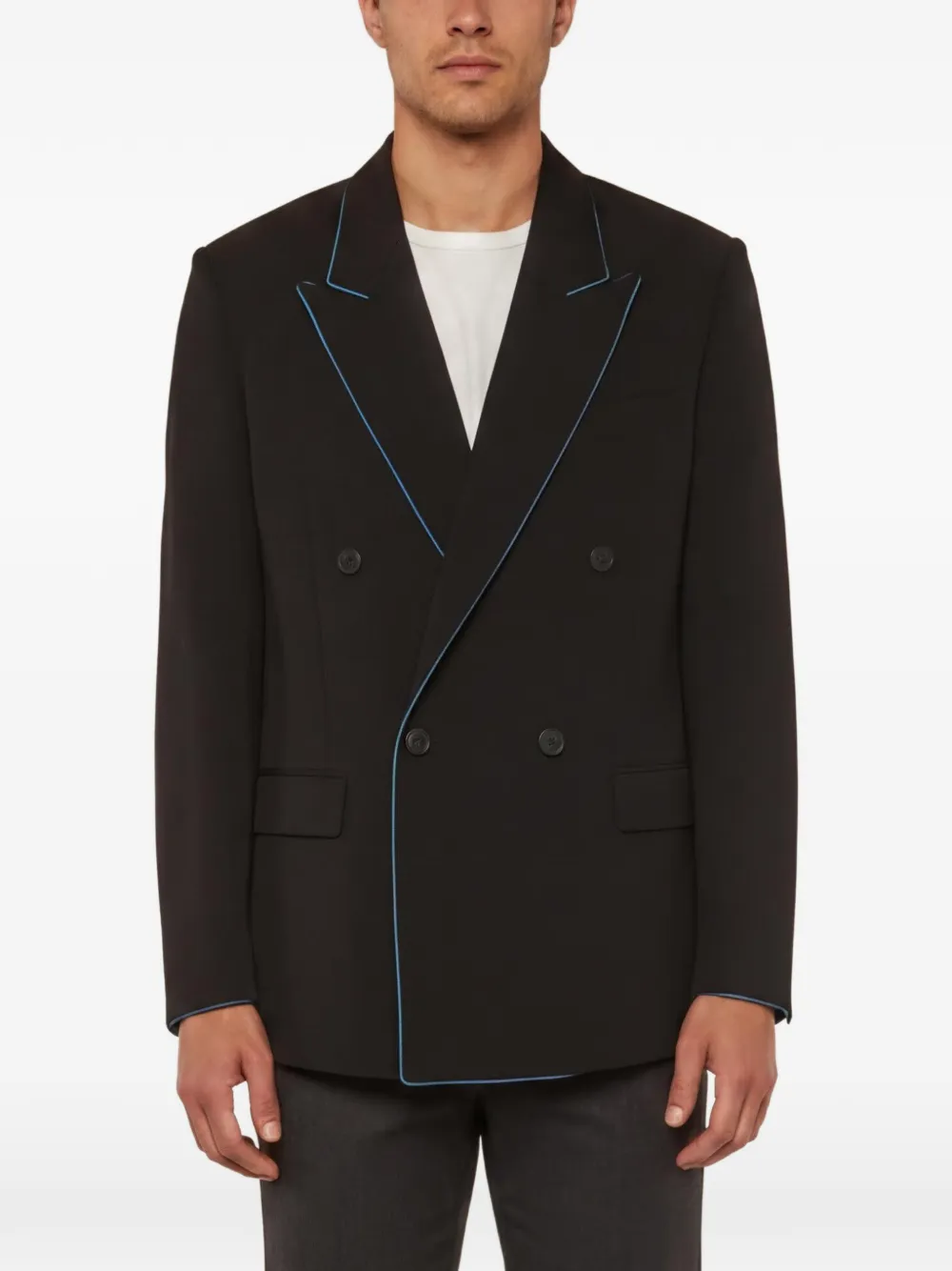 Fendi Pre-Owned double-breasted blazer - Nero