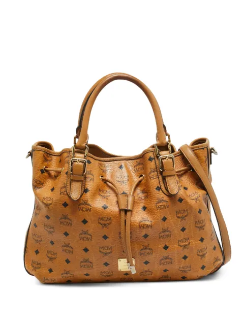 MCM Pre-Owned Visetos drawstring tote bag