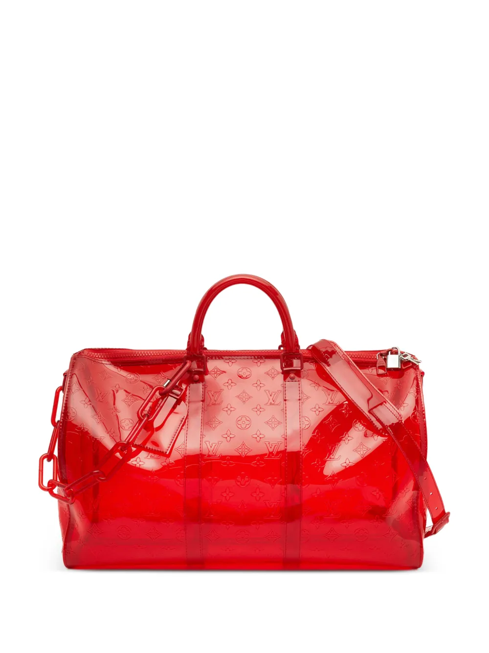 Louis Vuitton Pre-Owned 2018 Keepall Bandoulière Monogram holdall bag - Rosso