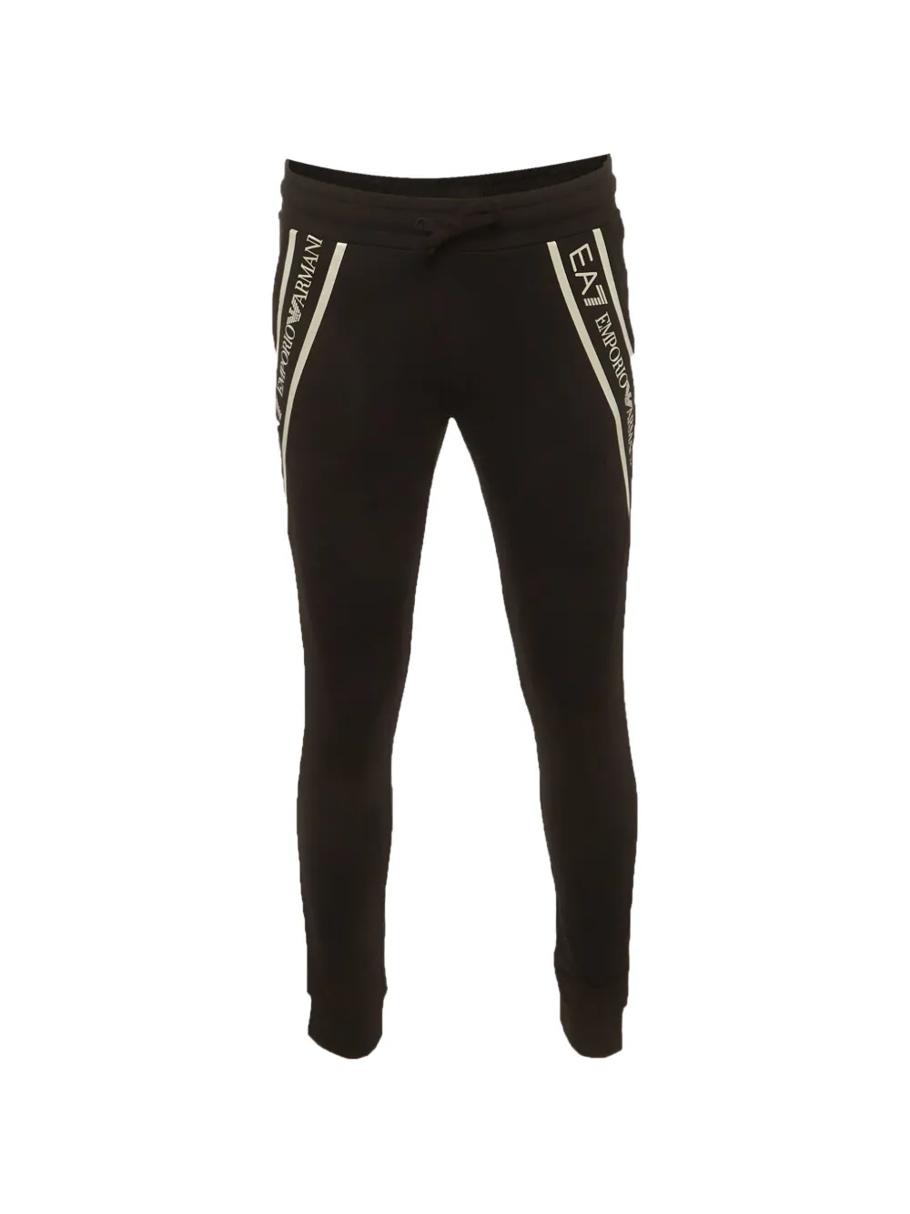 Emporio Armani Pre-Owned EA7 logo-tape trousers - Schwarz
