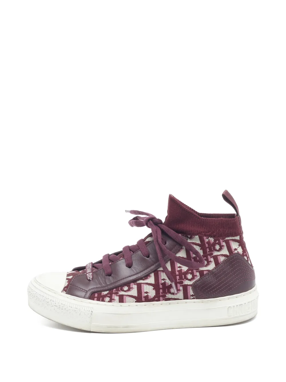 Christian Dior Pre-Owned Walk'n'Dior high-top sneakers - Red