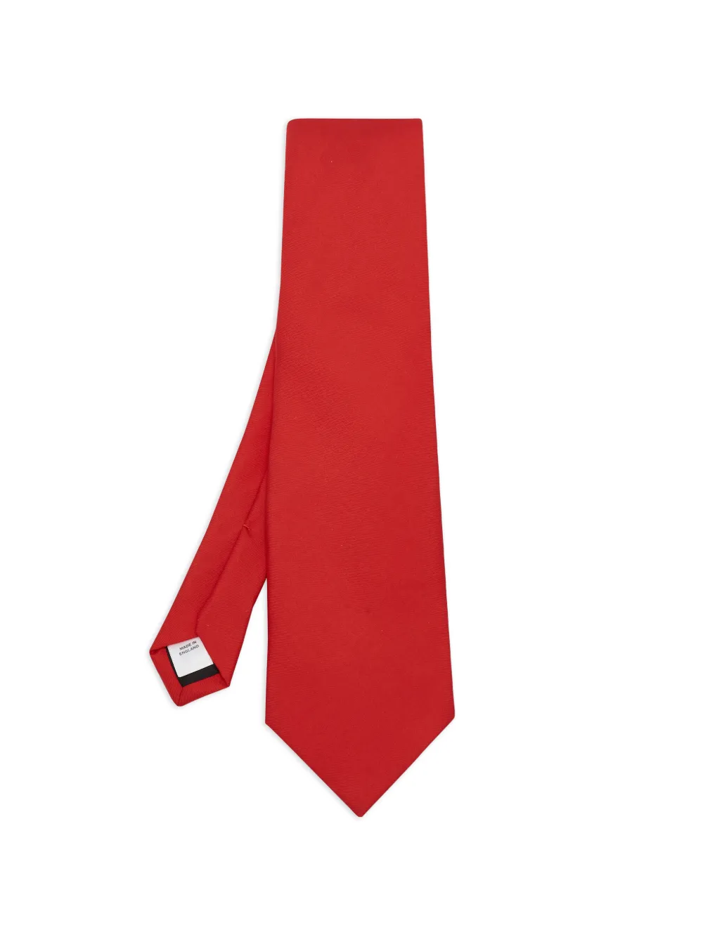 Burberry Pre-Owned Cravatta in seta - Rosso