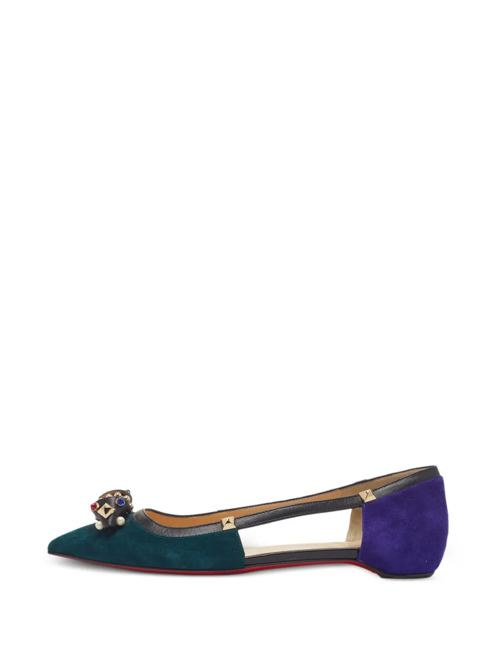 Christian Louboutin Pre-Owned Flache Tudor Young Pumps - Grün