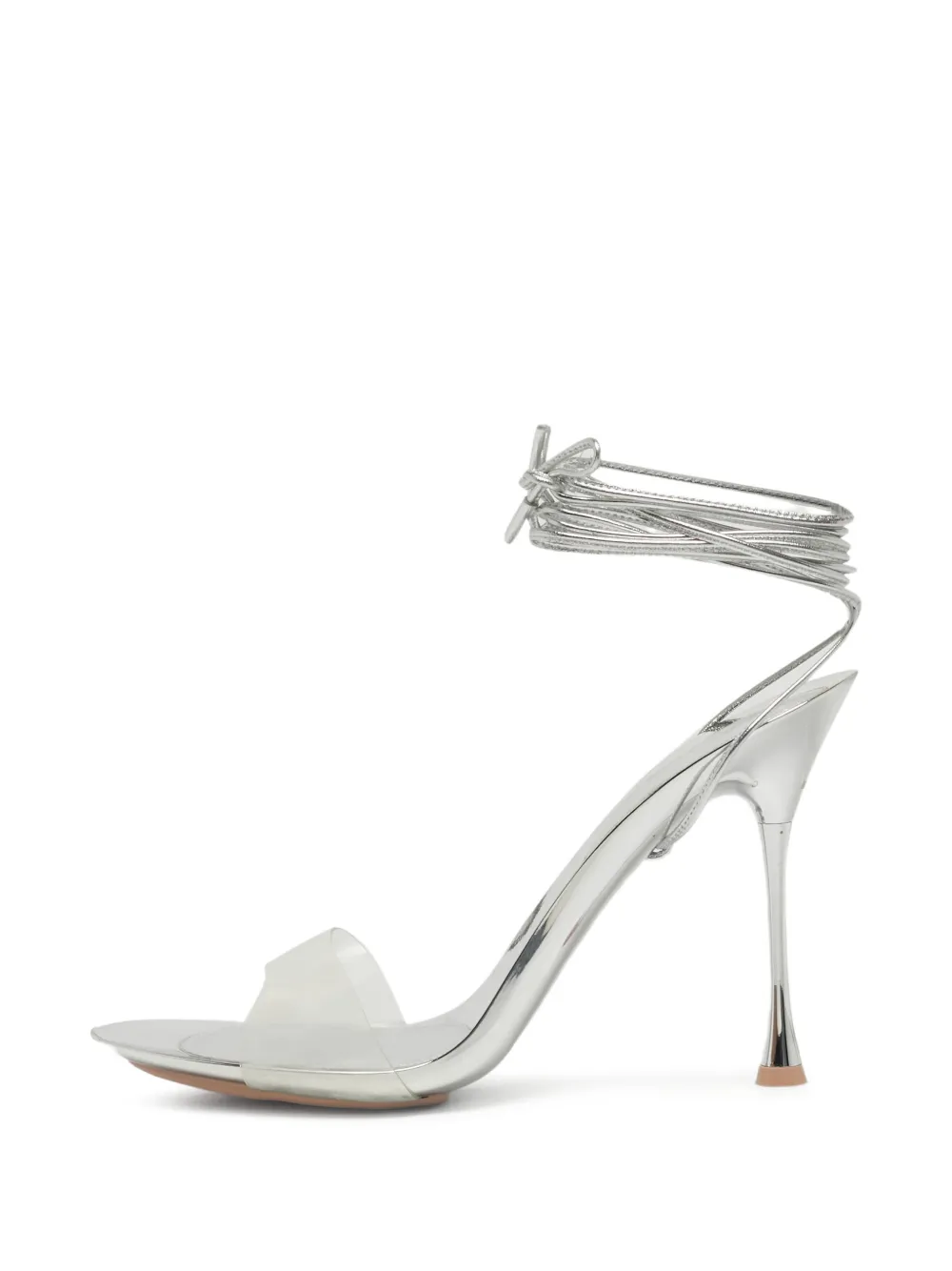 Gianvito Rossi Spice lace-up sandals - Silver