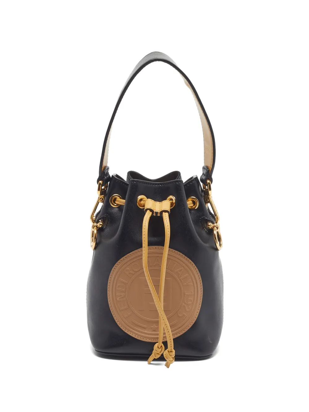 Fendi Pre-Owned 2018 Mon Tresor leather bucket bag - Nero