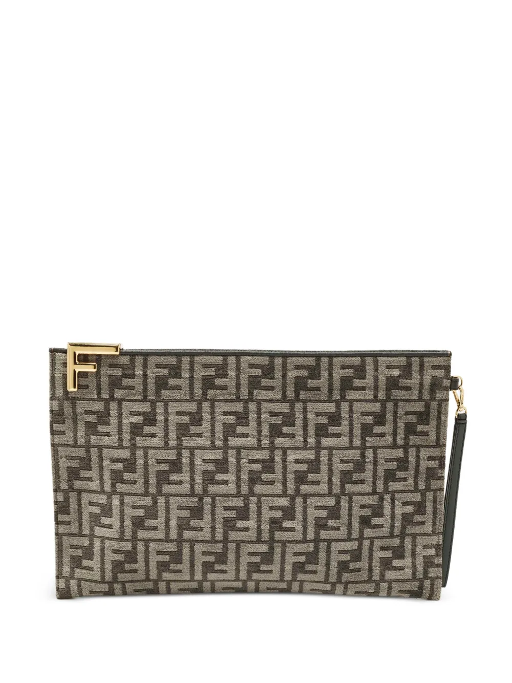 Fendi Pre-Owned 2022 Zucca clutch bag - Grigio