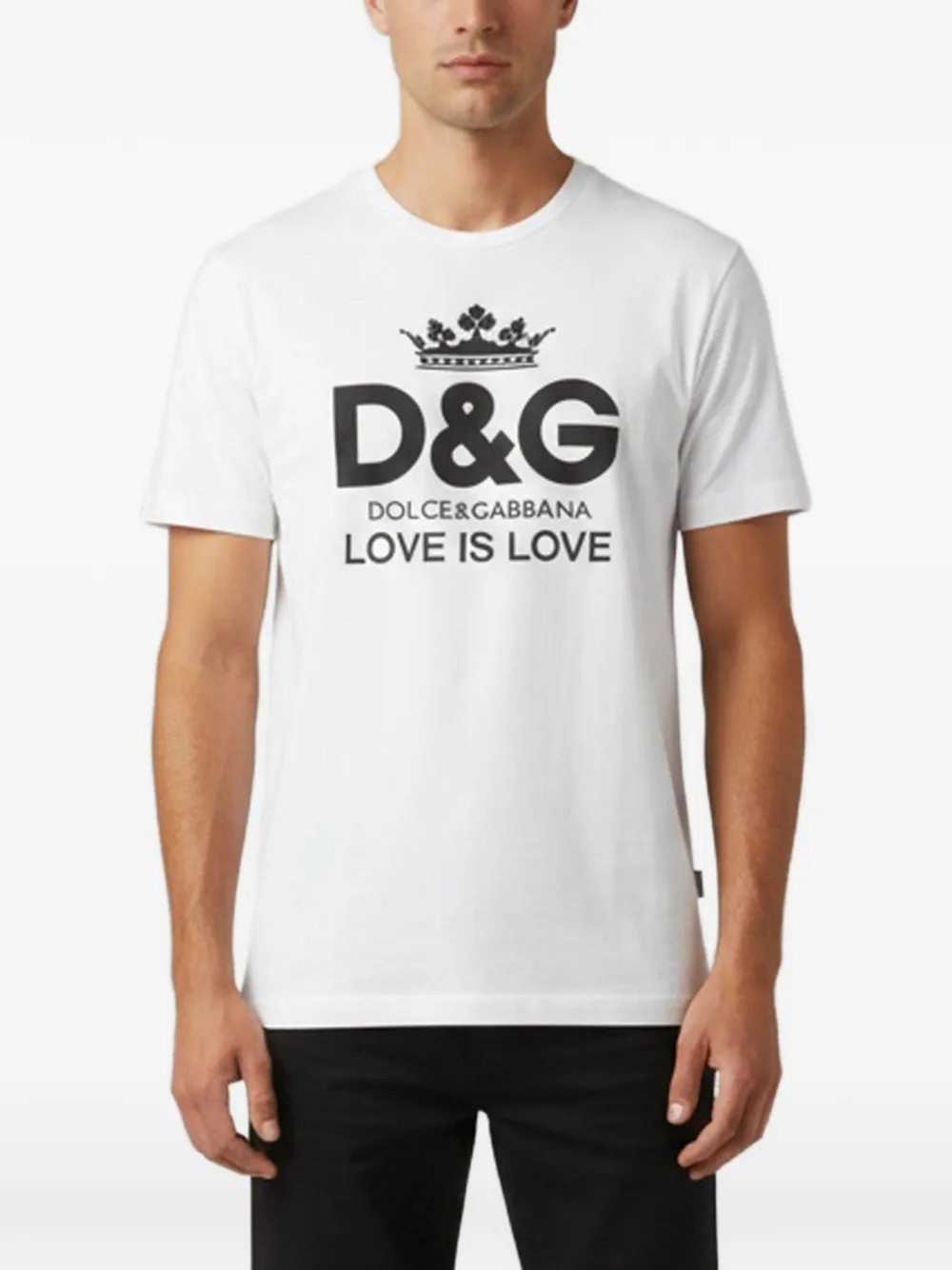 Dolce & Gabbana Pre-Owned logo-print T-shirt - Bianco