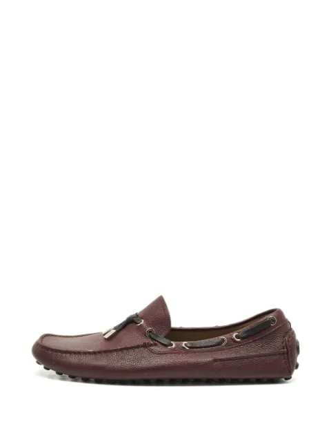 Louis Vuitton Pre-Owned Loafers met strikdetail
