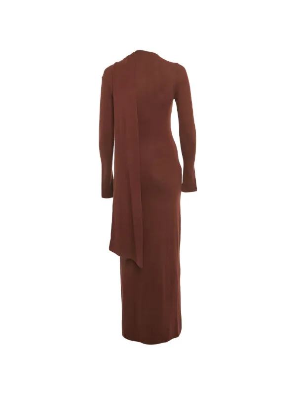 reformation brown maxi dress Lune Silk Black Bean Mesh Sleeveless The Closet New York Reformation Ericka Maxi Dress |