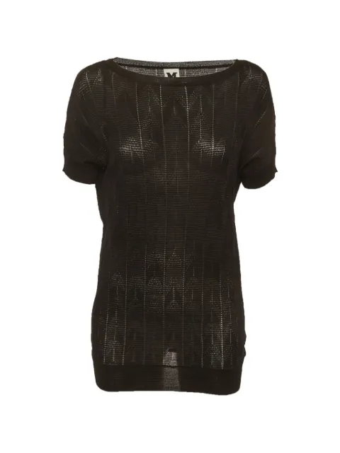 Missoni Pre-Owned playera manga corta con malla