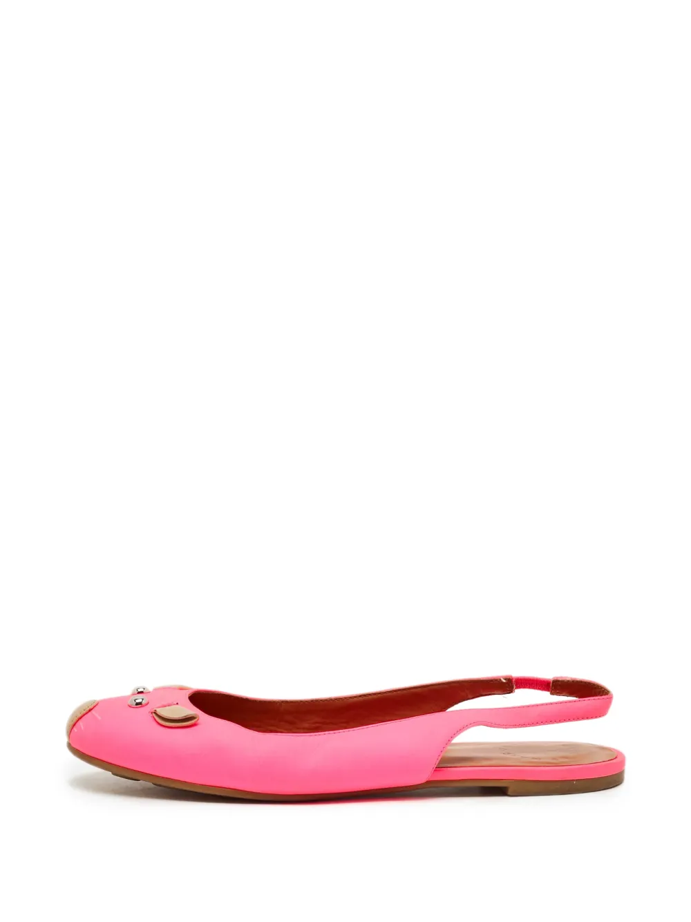 Marc Jacobs Vintage Mouse Slingback-Ballerinas - Rosa