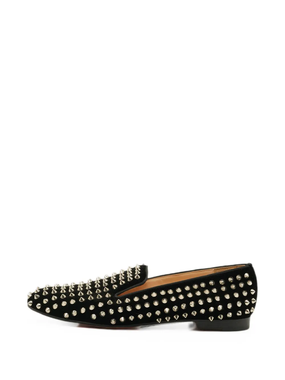 Christian Louboutin Pre-Owned Rollerboy spiked loafers - Schwarz