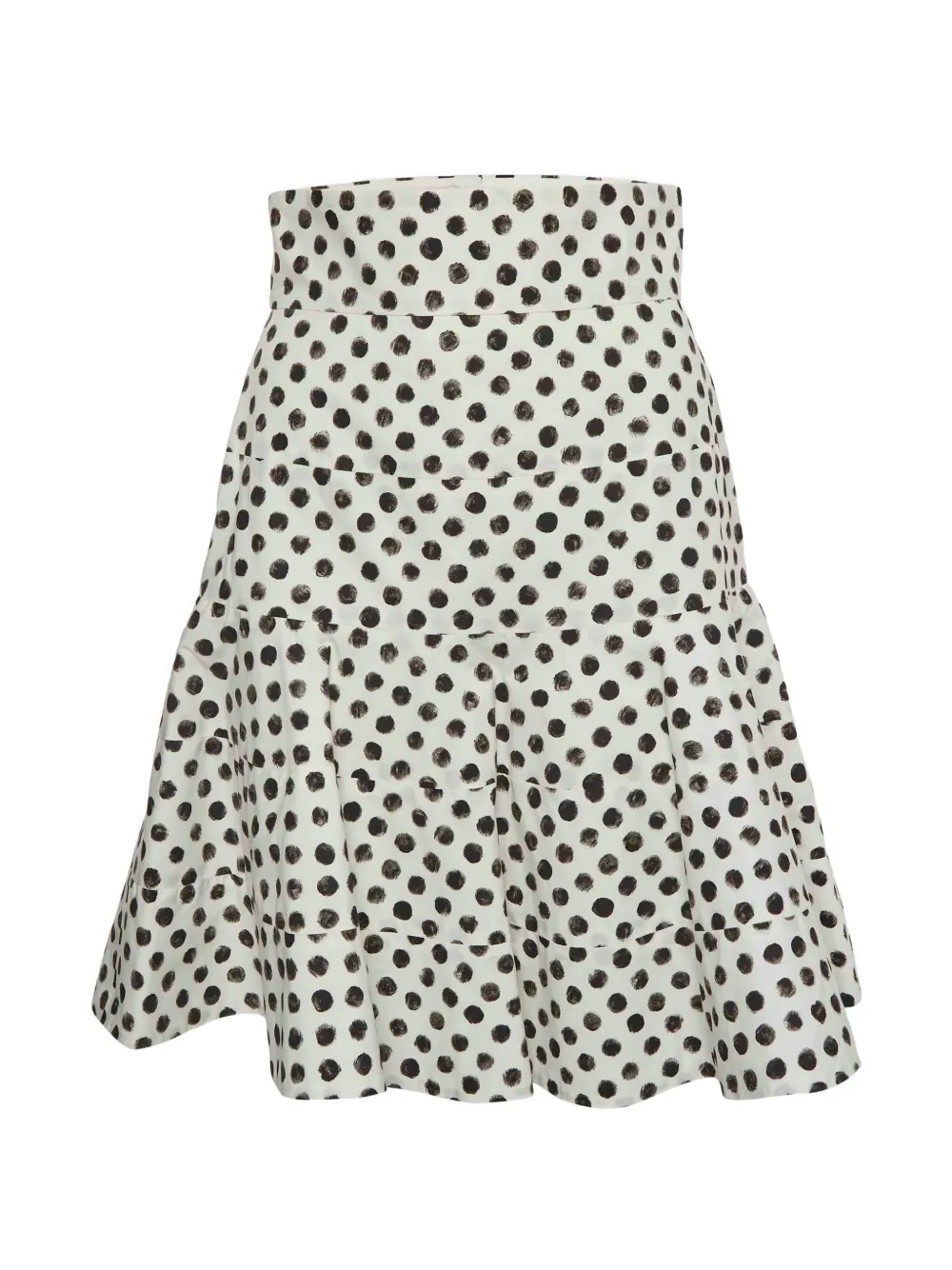 Dolce & Gabbana Pre-Owned Ausgestellter Rock mit Polka Dots - Nude