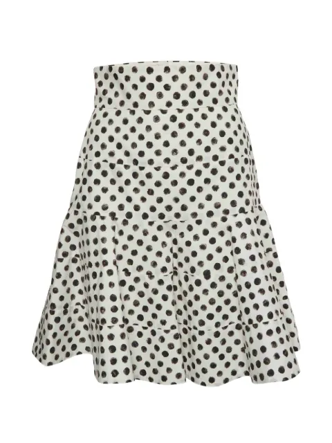 Dolce & Gabbana Pre-Owned polka dot-print flared skirt