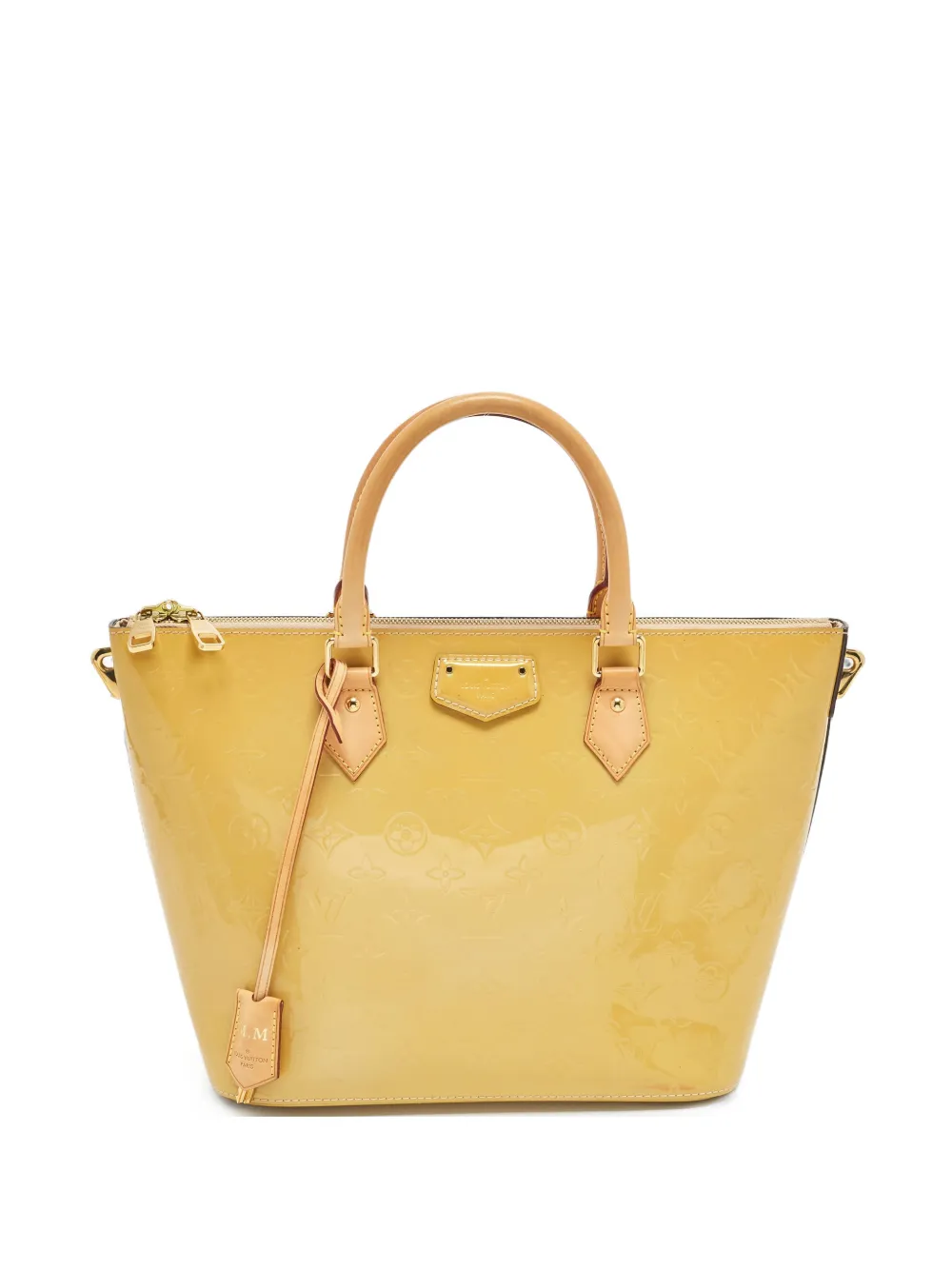 Louis Vuitton Pre-Owned Borsa tote Vernis Montebello Monogram - Giallo