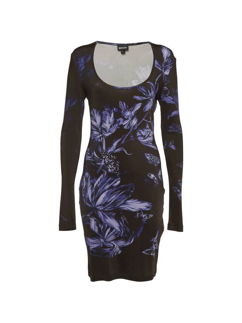 Just Cavalli Vintage Abito con stampa a fiori - Nero