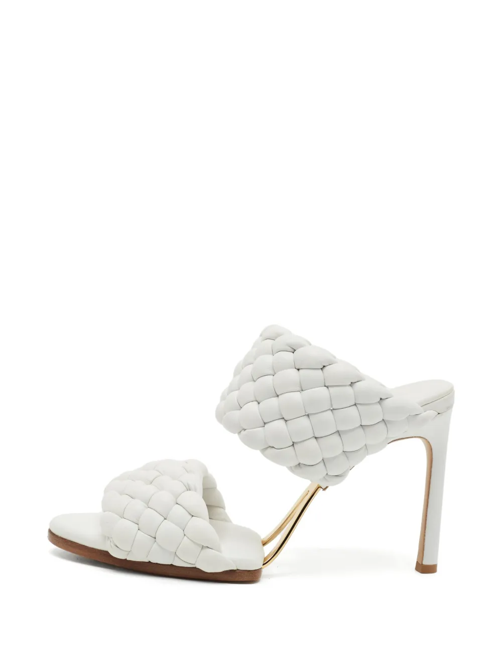 Bottega Veneta Pre-Owned Sandali Lido Intrecciato - Bianco