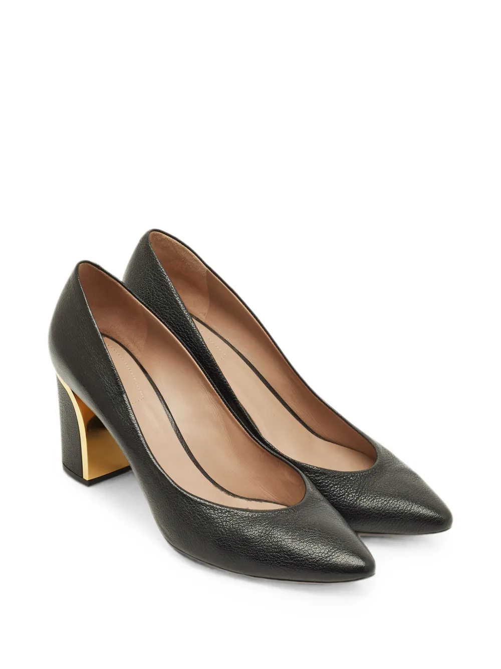 Chloé Pre-Owned Beckie pointed-toe pumps - Nero